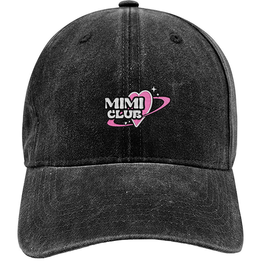Casquette club mimi noire