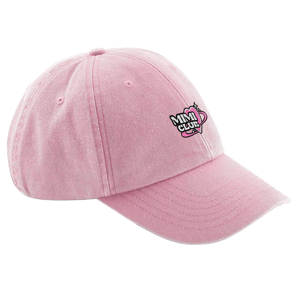 Casquette club mimi rose